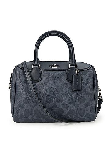Coach Navy Leather Handbag (view 1)