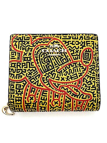 Coach Yellow Leather Wallet (Bi-Fold) (view 1)
