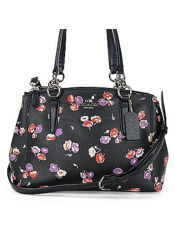 Coach Black Leather Handbag (view 1)