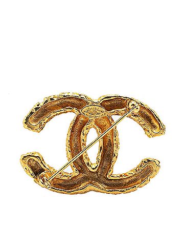 Chanel Coco Gold Gold Plating Brooch (view 2)