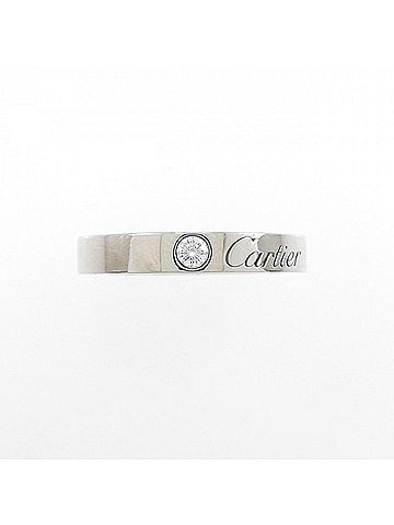 Cartier Platinum Platinum Band Ring (view 2)