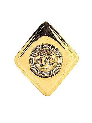 Chanel Gold Gold Plating Brooch (view 1)