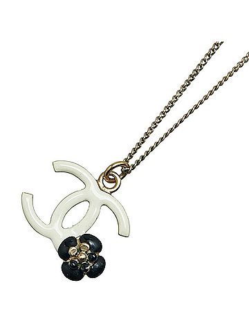 Chanel Gold White Gold Plating Necklace (view 1)