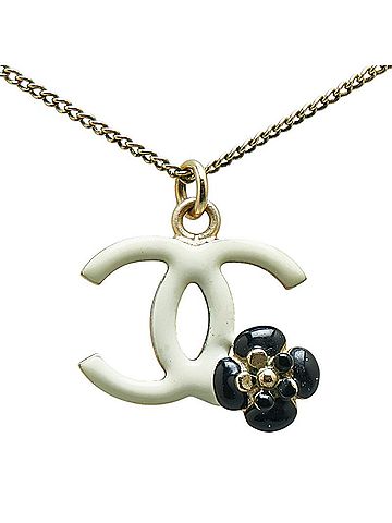 Chanel Gold White Gold Plating Necklace (view 2)