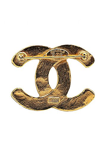 Chanel Gold Gold Plating Brooch (view 2)