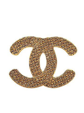 Chanel Gold Gold Plating Brooch (view 1)