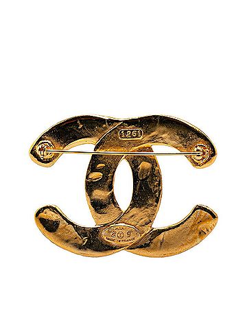 Chanel Gold Gold Plating Brooch (view 2)