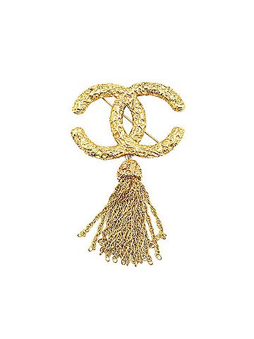 Chanel Gold Gold Plating Brooch (view 1)