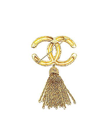Chanel Gold Gold Plating Brooch (view 2)