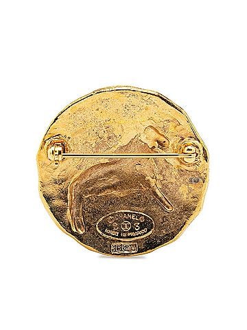Chanel Gold Gold Plating Brooch (view 2)