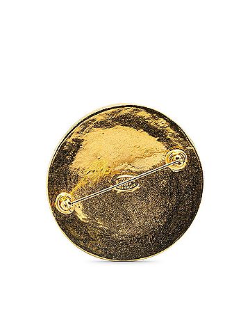 Chanel Gold Gold Plating Brooch (view 2)