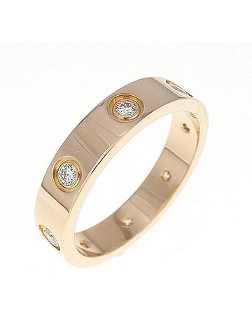 Cartier Pink Gold Pink Gold (18K) Band Ring (view 1)