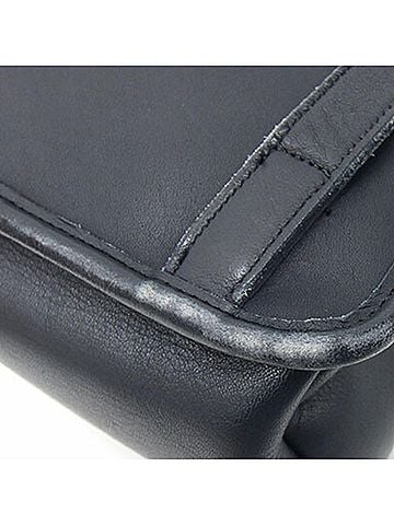 Coach Navy Leather Backpack (view 2)