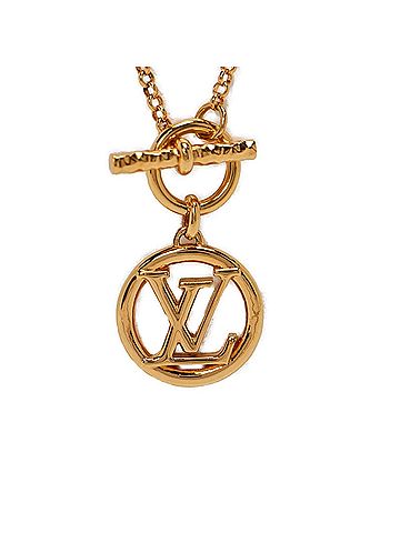 Louis Vuitton Gold Metal Necklace (view 1)