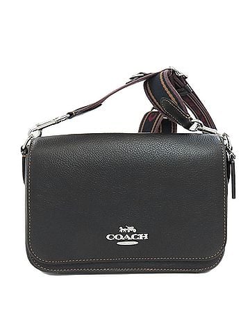 Coach Black Leather Shoulder Bag (view 1)