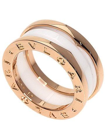 Bvlgari Pink Gold Pink Gold (18K) Band Ring (view 1)