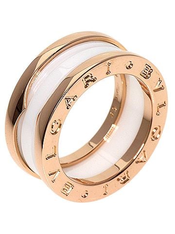 Bvlgari Pink Gold Pink Gold (18K) Band Ring (view 2)