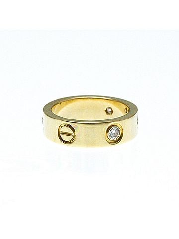 Cartier Love Gold Yellow Gold Ring Jewelry (view 2)