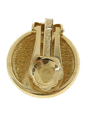 Dior Gold Metal Earring Jewelry (view 2)