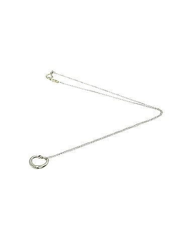 Tiffany & Co. Open Heart Silver Silver Necklace Jewelry (view 1)