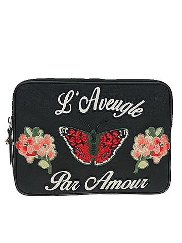 Gucci Clutch Bag Black Canvas Clutch Bag (view 1)