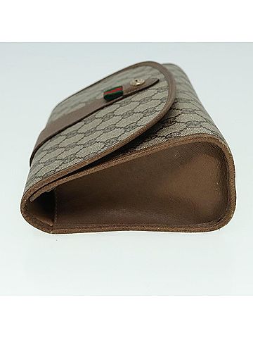 Gucci Beige Canvas Clutch Bag (view 2)