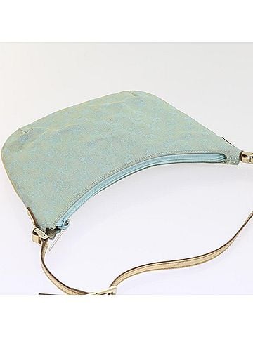 Gucci Gg Canvas Blue Canvas Clutch Bag (view 2)