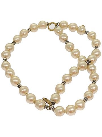 Chanel Coco Mark White Metal Bracelet Jewelry (view 1)