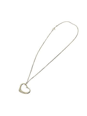 Tiffany & Co. Open Heart Silver Silver Necklace Jewelry (view 1)