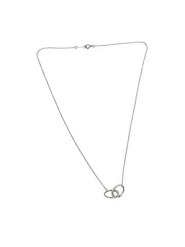Tiffany & Co. Double Loop Silver Silver Necklace Jewelry (view 1)