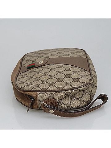 Gucci Sherry Beige Canvas Clutch Bag (view 2)
