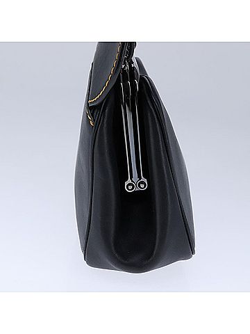 Coach Disney Collection Black Leather Handbag (view 2)