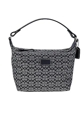 Coach Signature Grey Canvas Handbag (view 1)