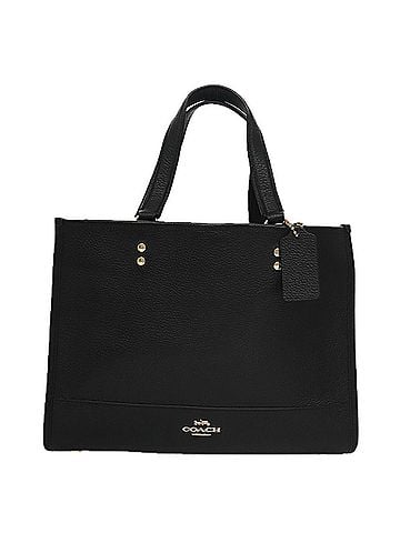 Coach Dempsey Black Leather Handbag (view 1)