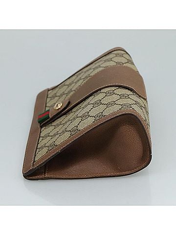 Gucci Gg Canvas Beige Canvas Clutch Bag (view 2)