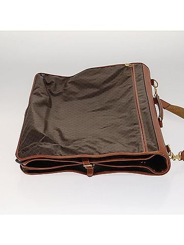 Céline Macadam Brown Canvas Travel Bag (view 2)