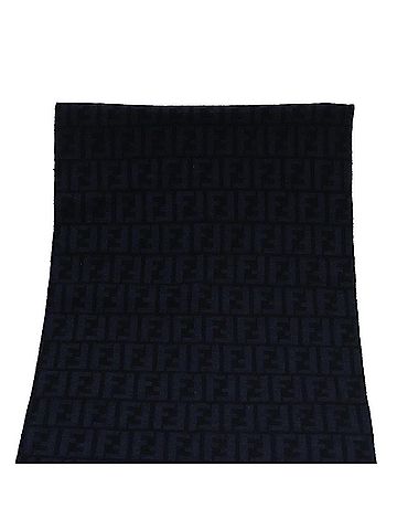 Fendi Navy Wool Scarf (view 2)