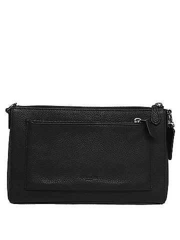 Coach Black Leather Shoulder Bag (view 1)