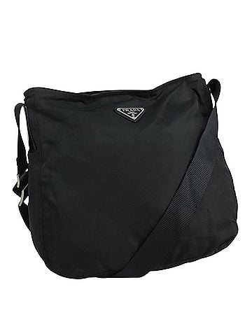 Prada Tessuto Black Synthetic Shoulder Bag (view 1)