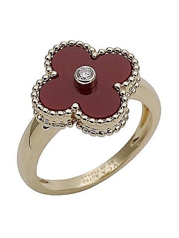 Van Cleef & Arpels Yellow Gold Yellow Gold (18K) Band Ring (view 2)