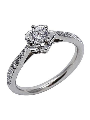 Chanel Silver Platinum 950 Band Ring (view 1)