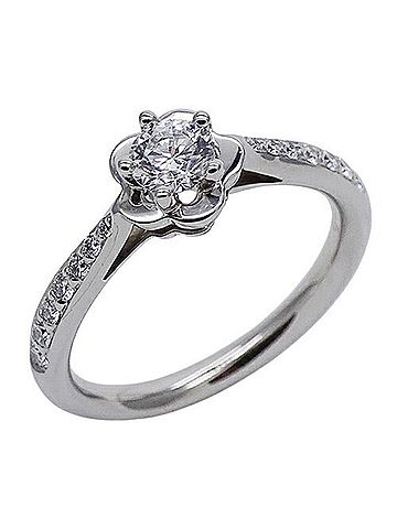 Chanel Silver Platinum 950 Band Ring (view 2)