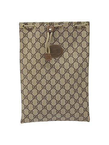 Gucci Gg Canvas Beige Canvas Clutch Bag (view 1)