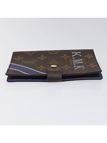 Louis Vuitton Agenda Pm Brown Canvas Wallet (view 2)