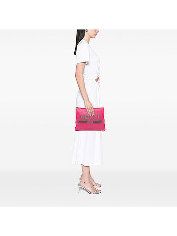 Gucci Medium Leather Logo Portfolio Clutch (view 2)