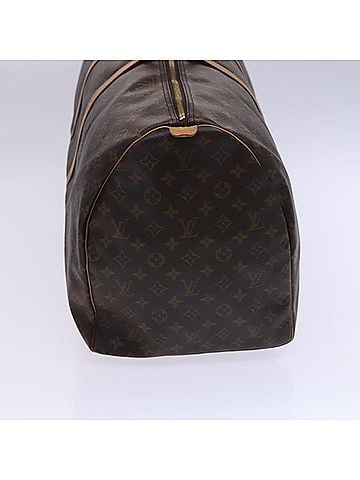 Louis Vuitton Keepall 60 Brown Canvas Travel Bag (view 2)