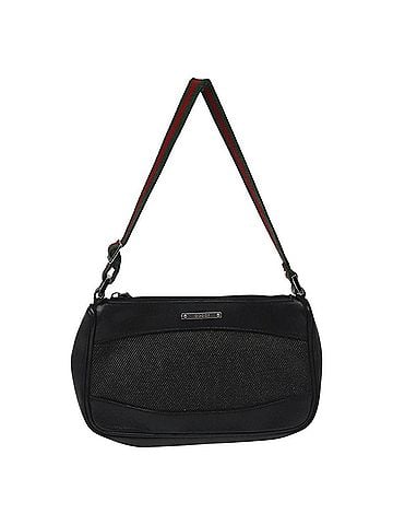 Gucci Sherry Black Canvas Clutch Bag (view 1)