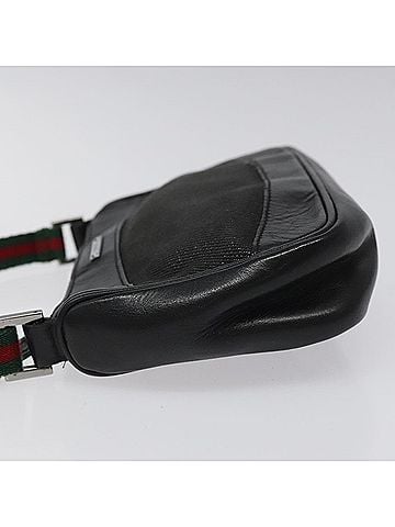 Gucci Sherry Black Canvas Clutch Bag (view 2)