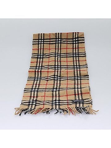 Burberry Beige Wool Scarf (view 2)