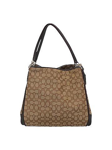 Coach Signature Beige Canvas Tote Bag (view 1)